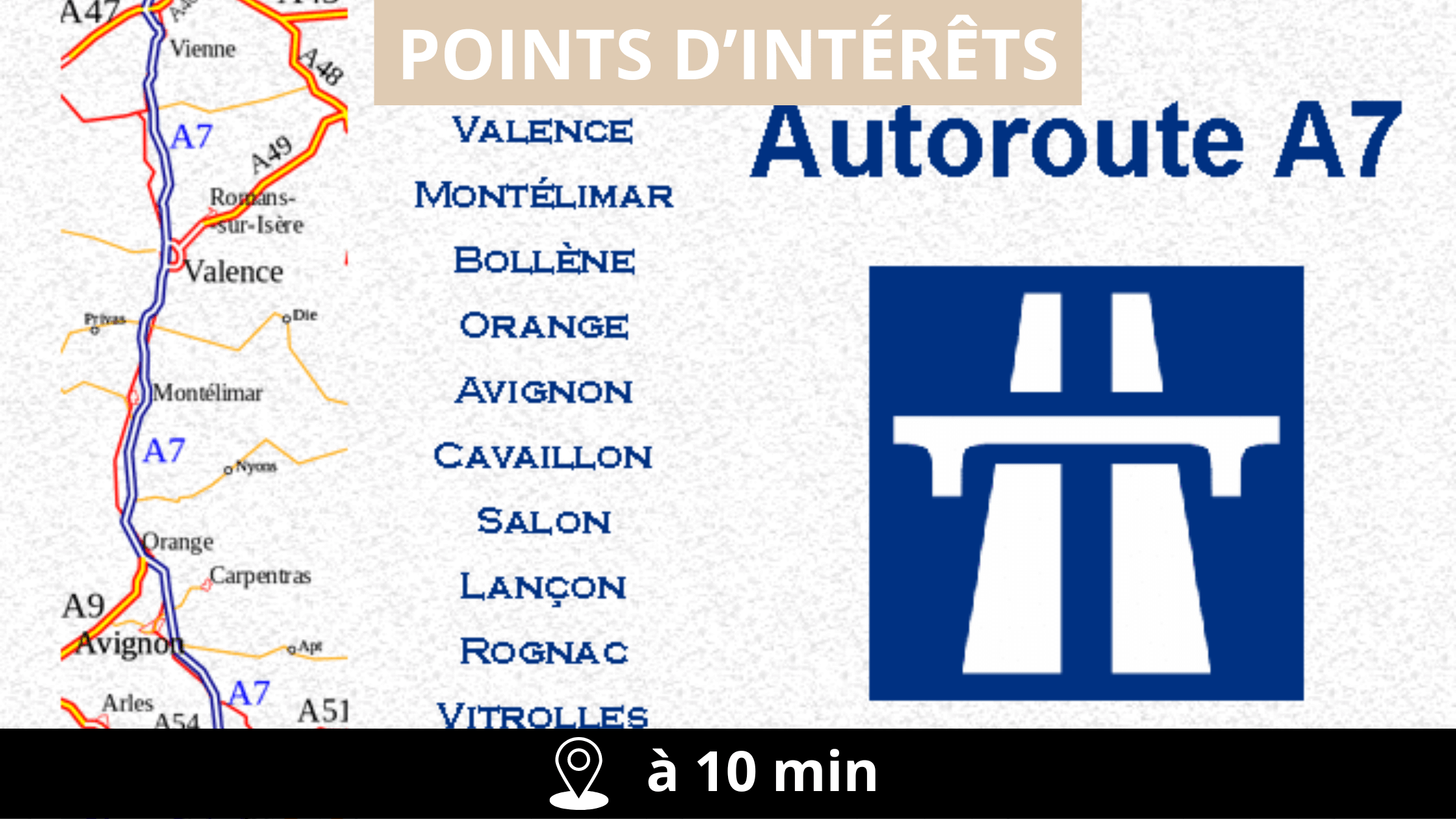 l'autoroute A7 l'autoroute A7